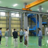 新しい貸工場の見学会が行われました